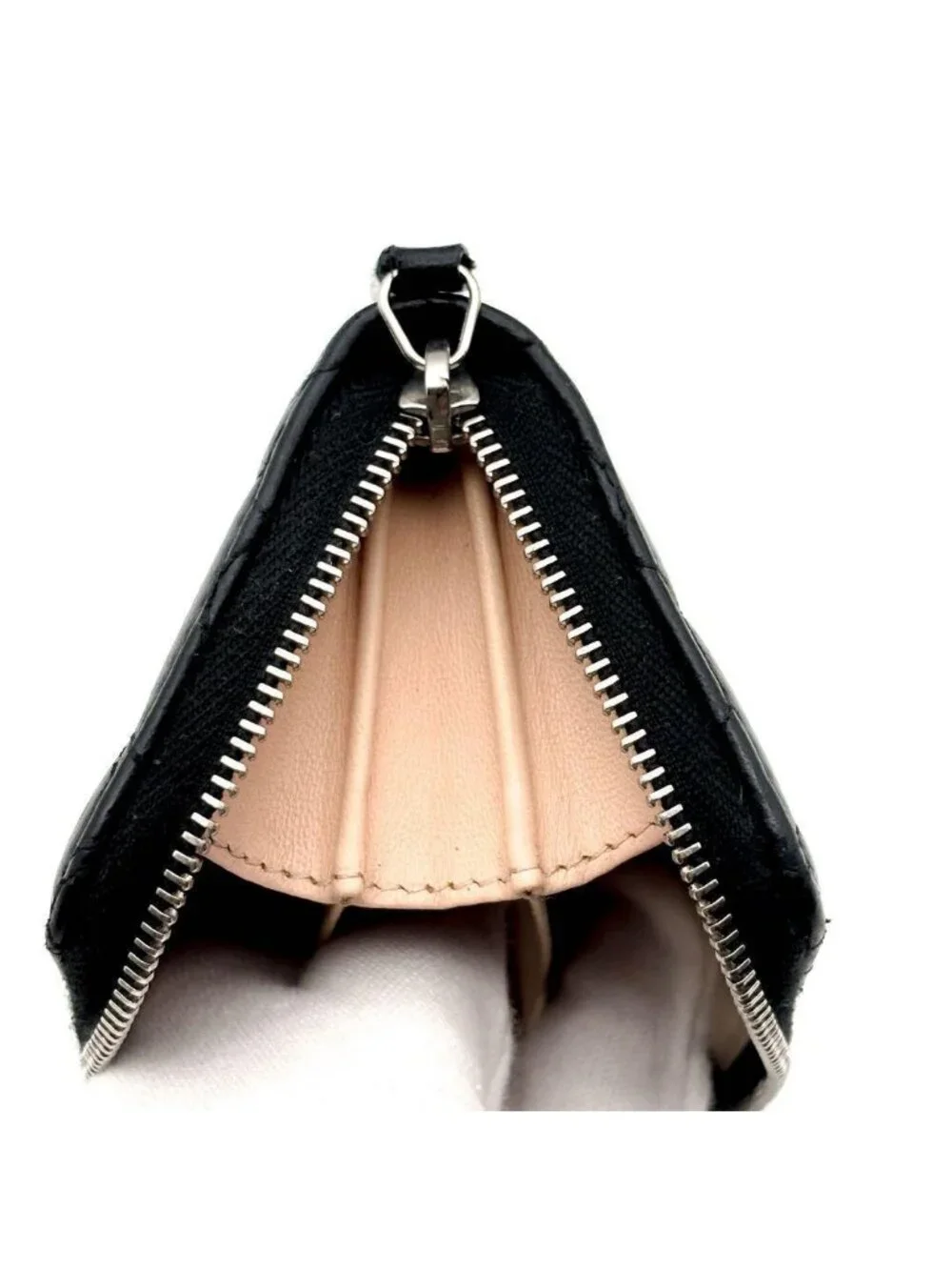 Chanel Wallet Camellia Stitch Coin Purse